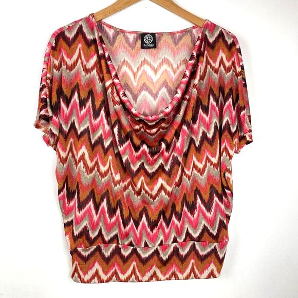 Bobeau | Blouse Psychedelic 70s Style Shirt - Picture 1 of 8